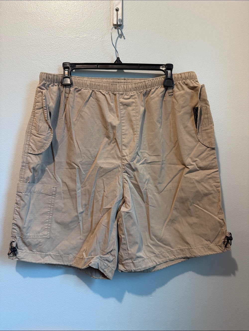 Mars Lowy BDG Medium Tan Cargo Shorts with Elastic Drawstring Waist - Picture 3 of 10